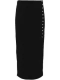 agnès b. press-stud skirt - Black