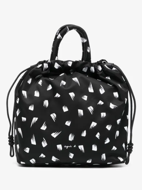agnès b. printed backpack