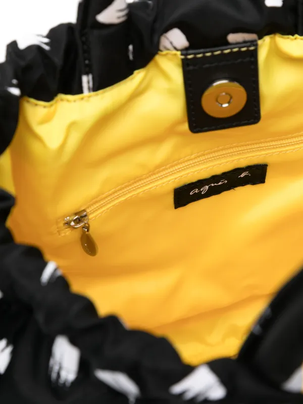 Agnès b. Printed Backpack | Black | FARFETCH
