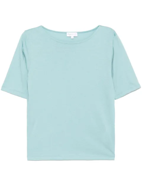 agnès b.  cotton boat-neck T-shirt