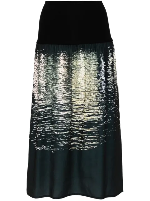 agnès b.  printed skirt