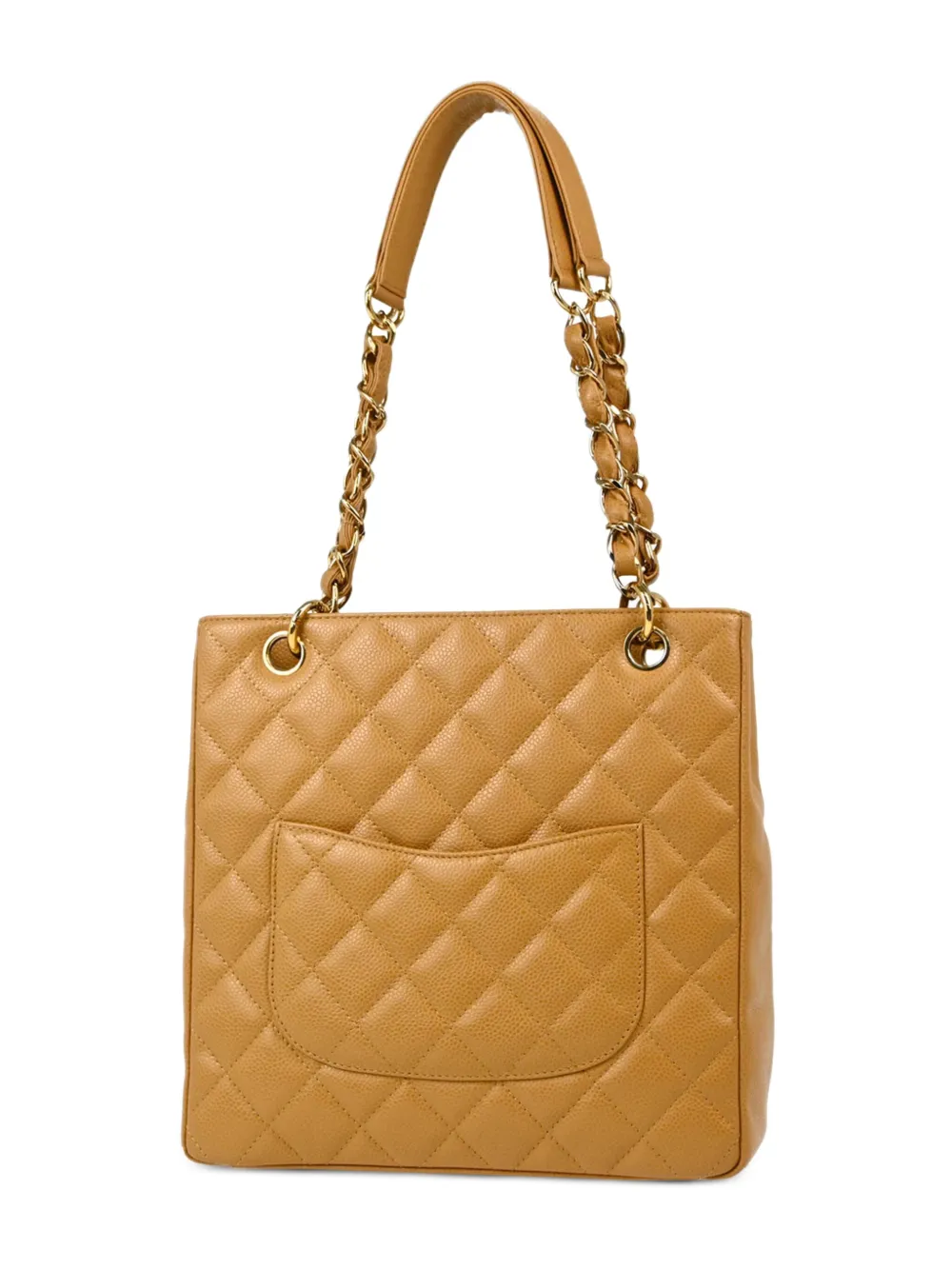 CHANEL Pre-Owned 2003 Petite Shopping shopper - Beige