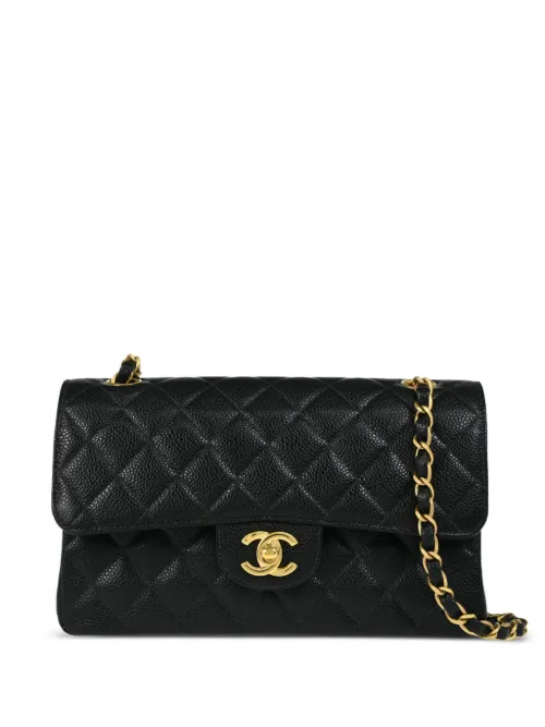 Petit sac porté épaule Double Flap (2002) - CHANEL Pre-Owned - Modalova