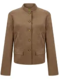 Shanghai Tang Tang suede jacket - Brown