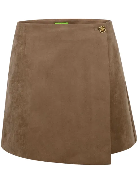 Shanghai Tang Tang suede mini skorts