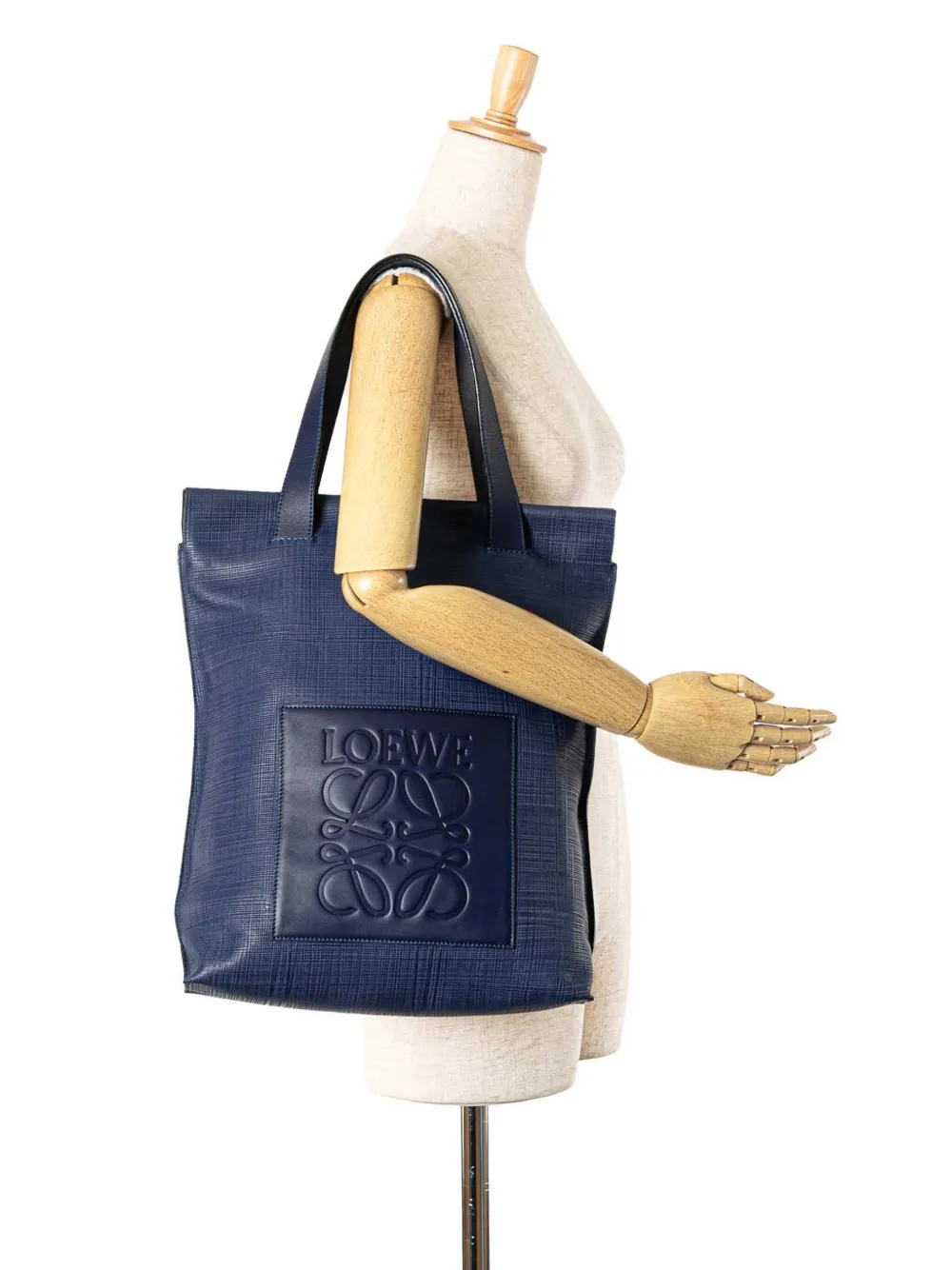 Loewe Pre-Owned 2015 Anagram leren shopper - Blauw