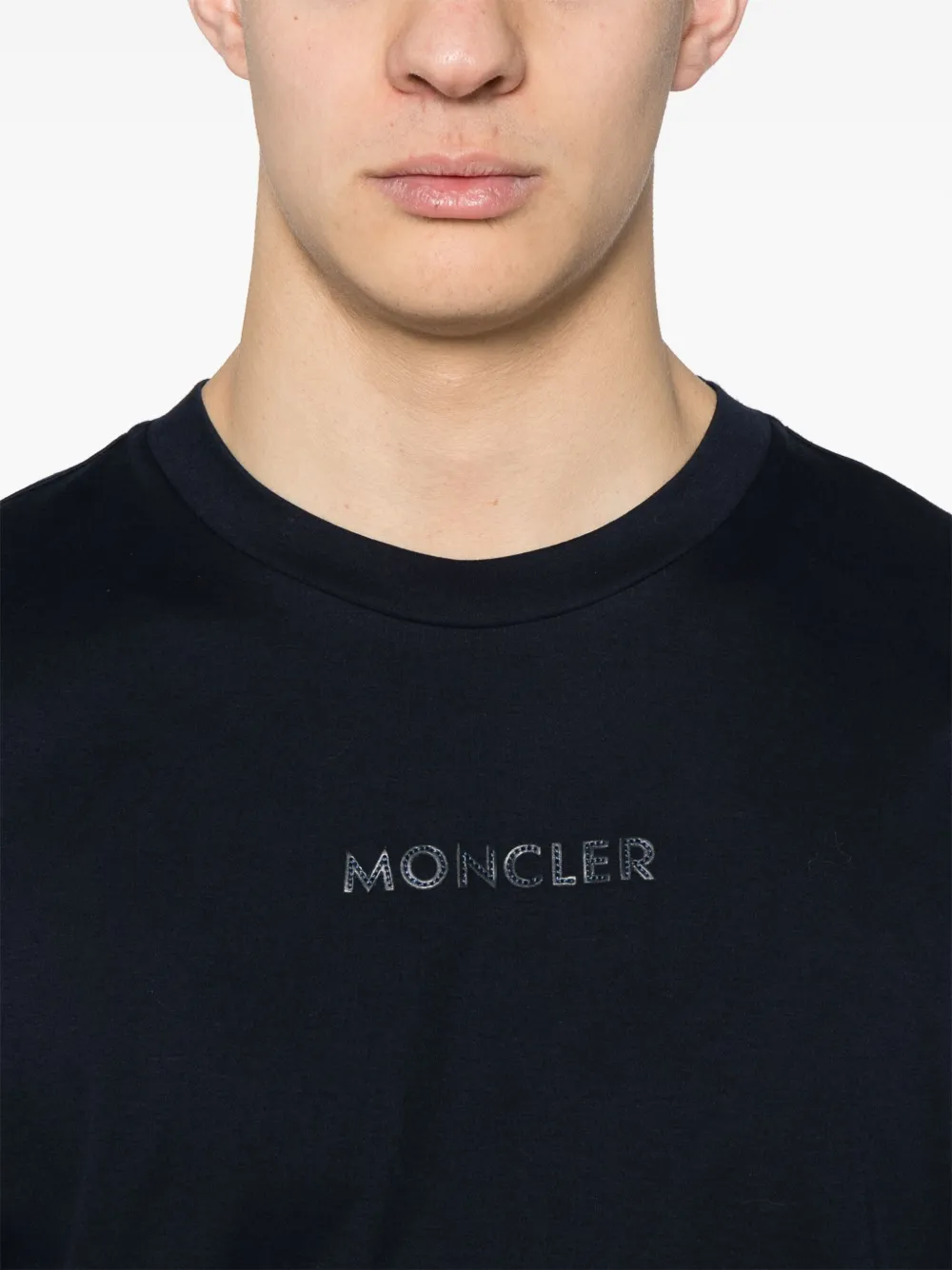 Moncler T-shirt met korte mouwen Blauw