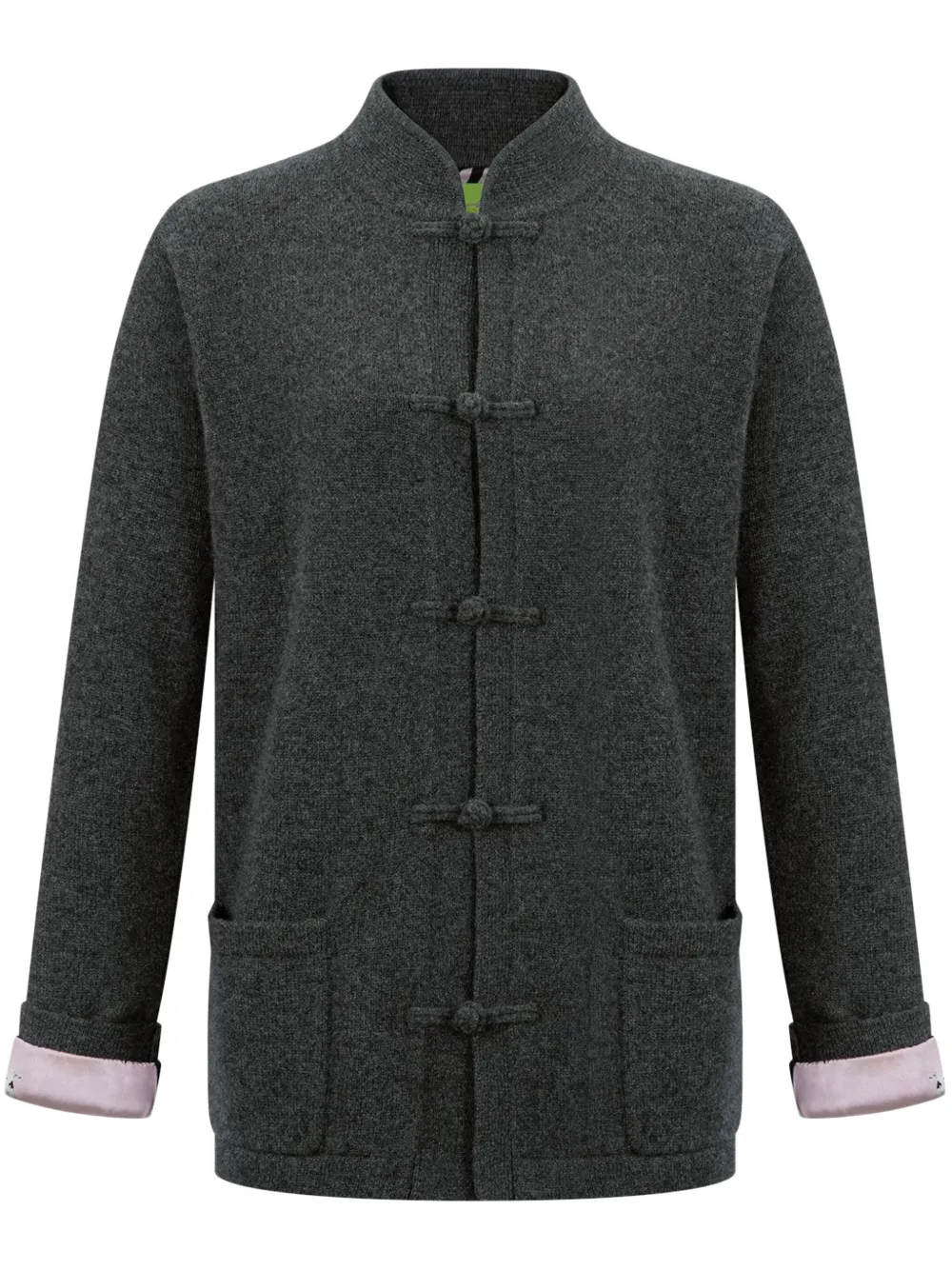 Shanghai Tang Tang cashmere cardigan – Black