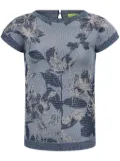 Shanghai Tang Tang knit top - Blue