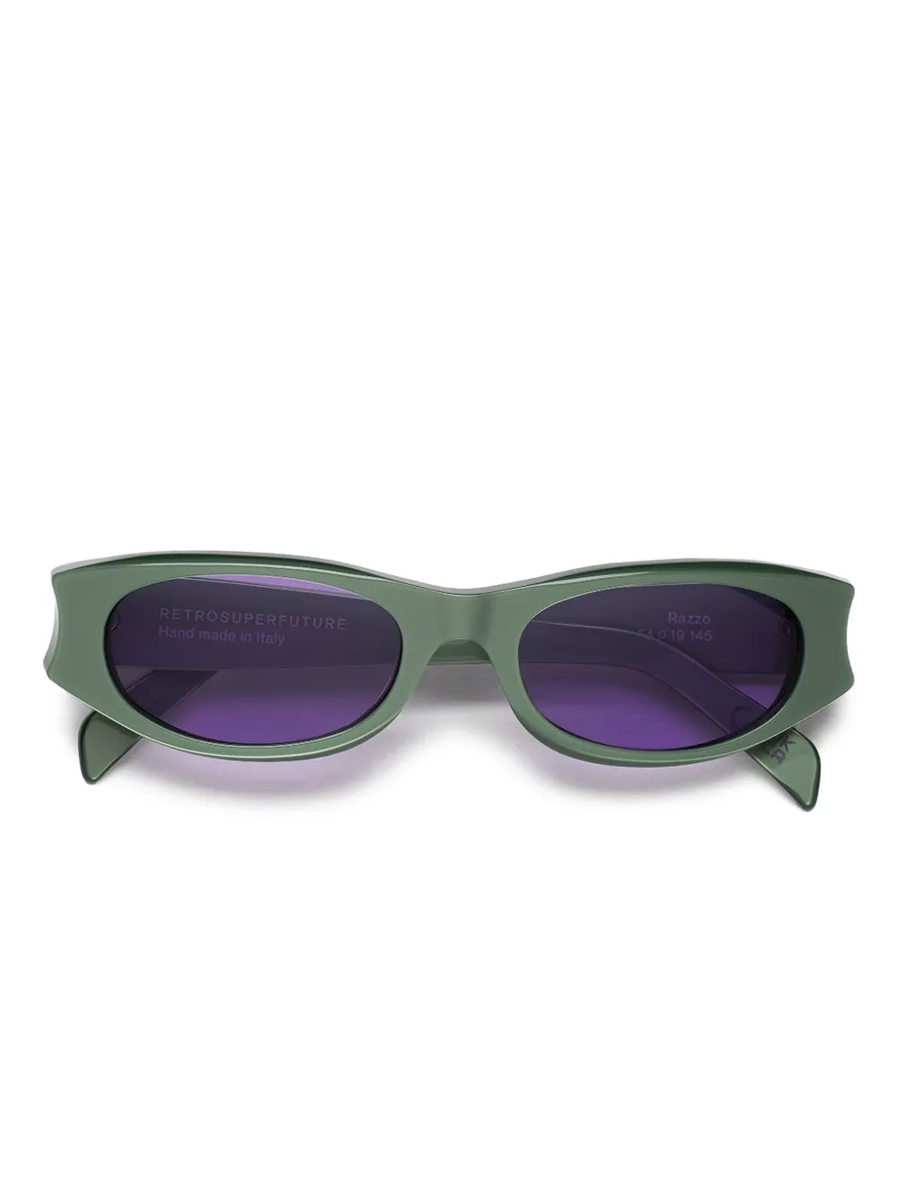 Retrosuperfuture Razzo Metallic sunglasses | Green | Image 1