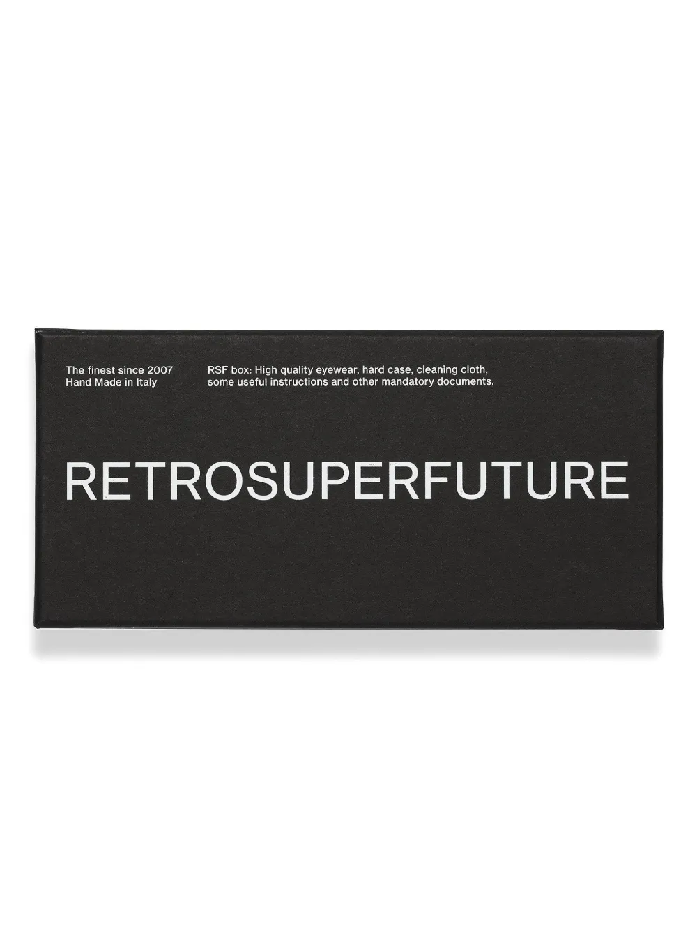 Retrosuperfuture Razzo zonnebril met metallic montuur Groen