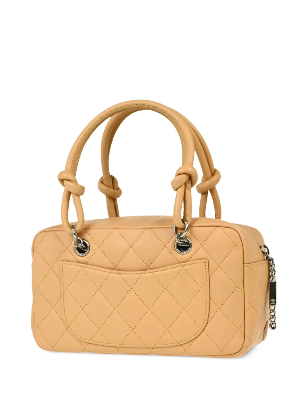CHANEL Pre-Owned 2006 Cambon Line handtas - Beige