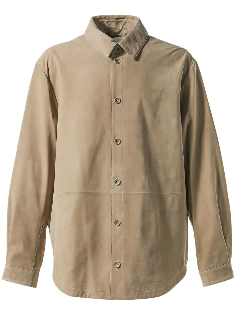 ENTIRE STUDIOS Suède shirt Bruin