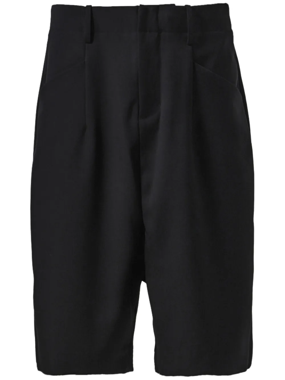 ENTIRE STUDIOS Shorts met geplooid detail Zwart