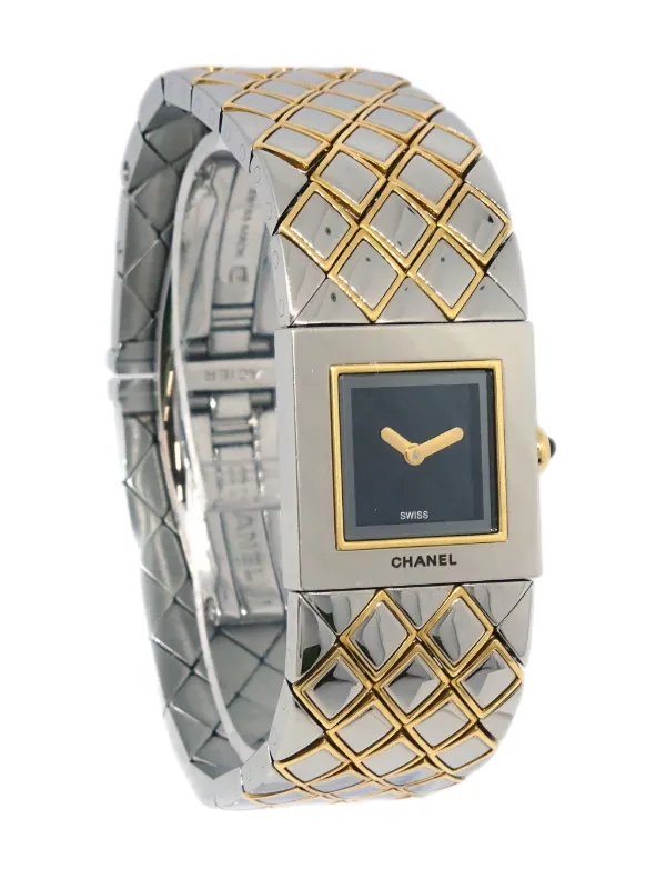 CHANEL Pre-Owned 1993 プレオウンド マトラッセ 18mm | ブラック 