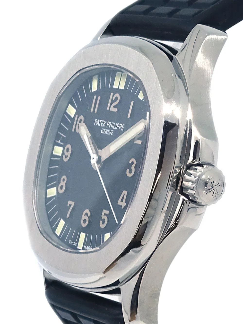 Patek Philippe 2000s pre-owned Aquanaut 36 mm - Zwart
