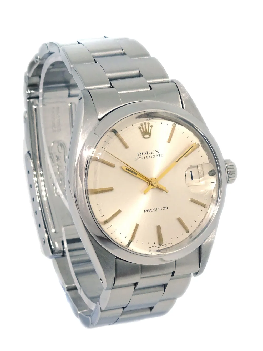 Pre-owned Rolex 1967  Oyster Date Precision 34mm In Neutrals