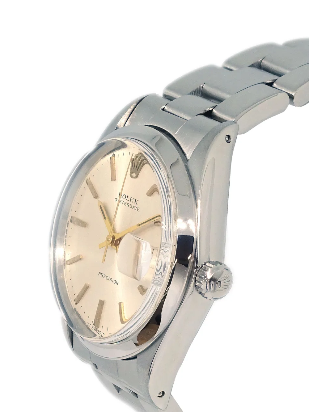 Rolex 1967 pre-owned Oyster Date Precision 34 mm - Beige