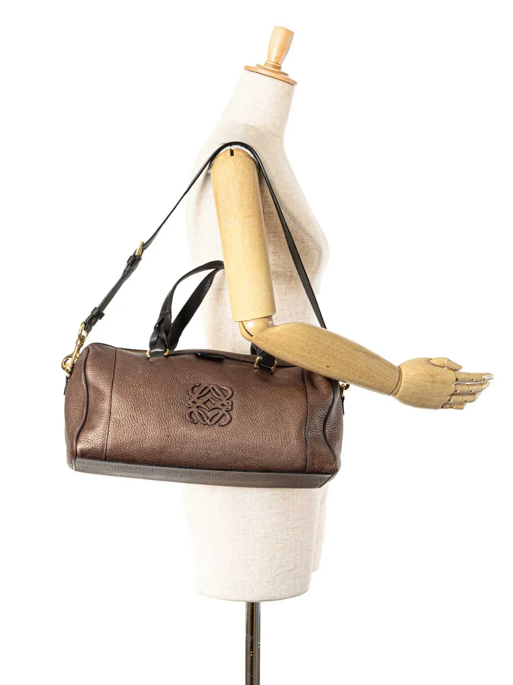 Loewe Pre-Owned 2012 Fusta leren boekentas - Bruin