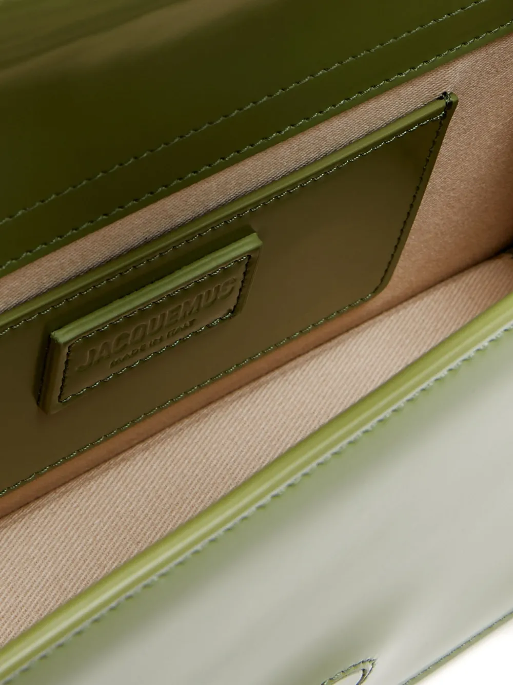 Jacquemus Le Grand Bambino suède shopper Groen