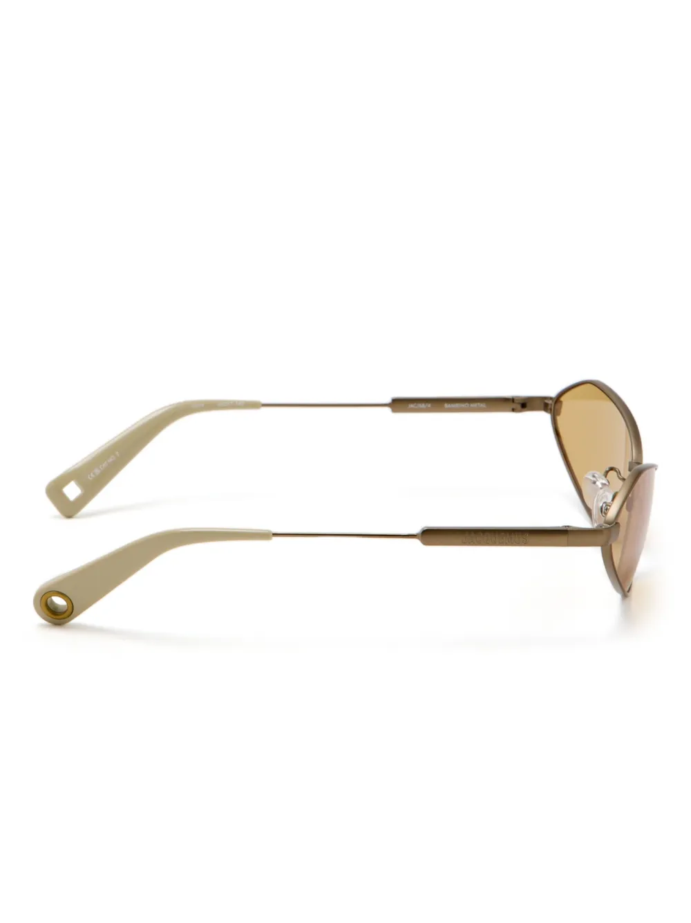 Jacquemus Bambino zonnebril - Bruin