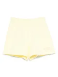 Fendi Kids jersey fleece shorts - Yellow
