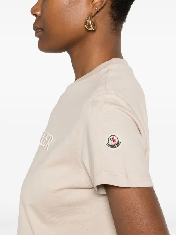 Moncler ショートスリーブ Tシャツ | ニュートラル | FARFETCH JP