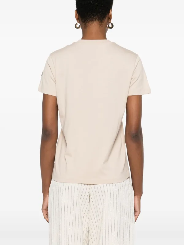 Moncler ショートスリーブ Tシャツ | ニュートラル | FARFETCH JP