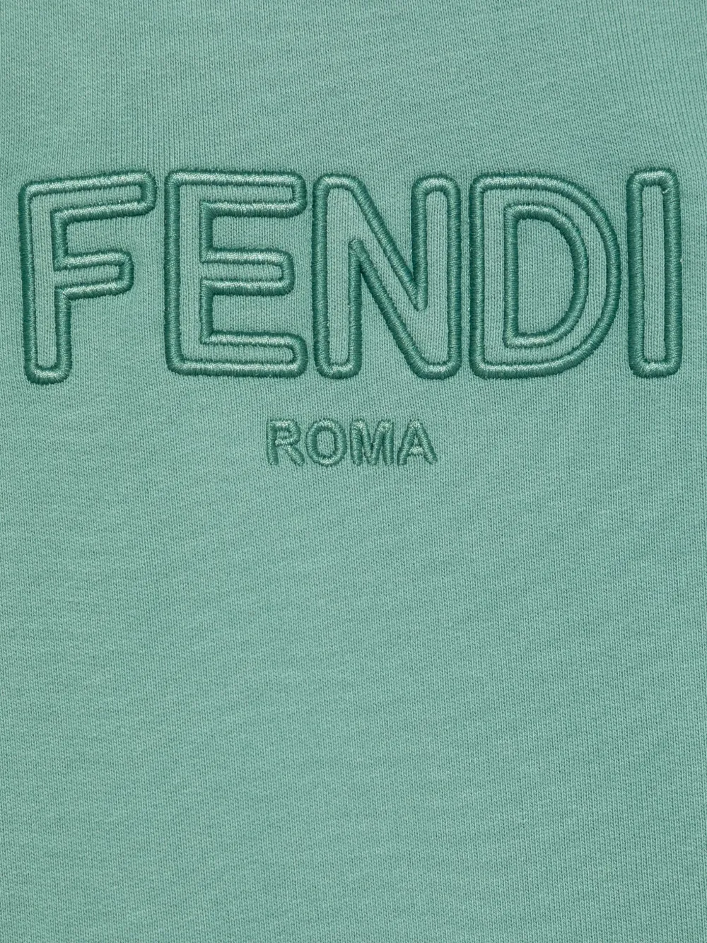 Fendi Kids Sweater van katoen Groen