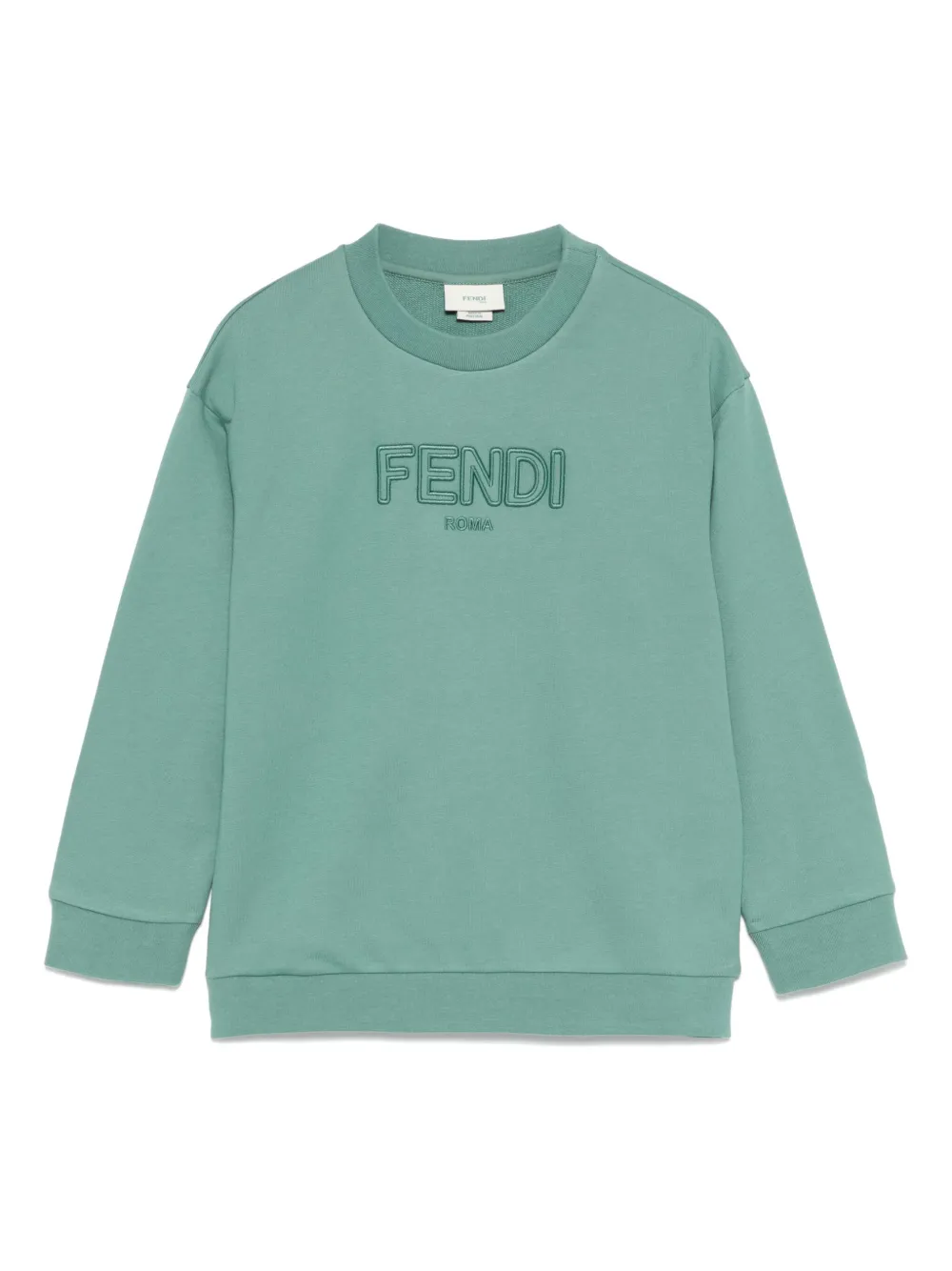 Fendi Kids sudadera estampada | verde | Image 1