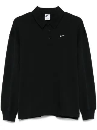超特価セール開催！！ Nike JP FARFETCH | ブラック | ポロシャツ ロングスリーブ トップス