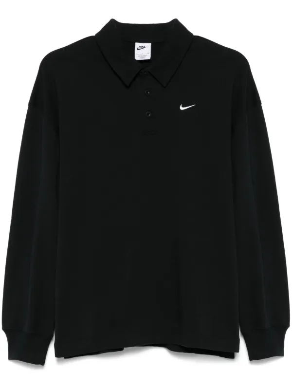 ファッション好きが選ぶ人気ブランドランキング ブラック | ポロシャツ ロングスリーブ Nike | JP FARFETCH 長袖Tシャツ