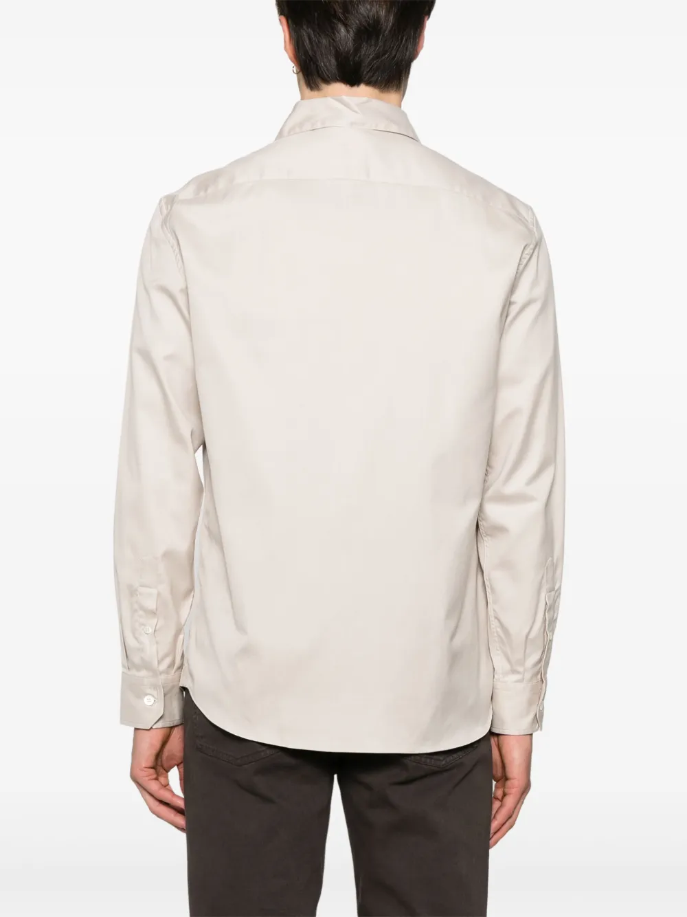 Brunello Cucinelli Katoenen overhemd Beige