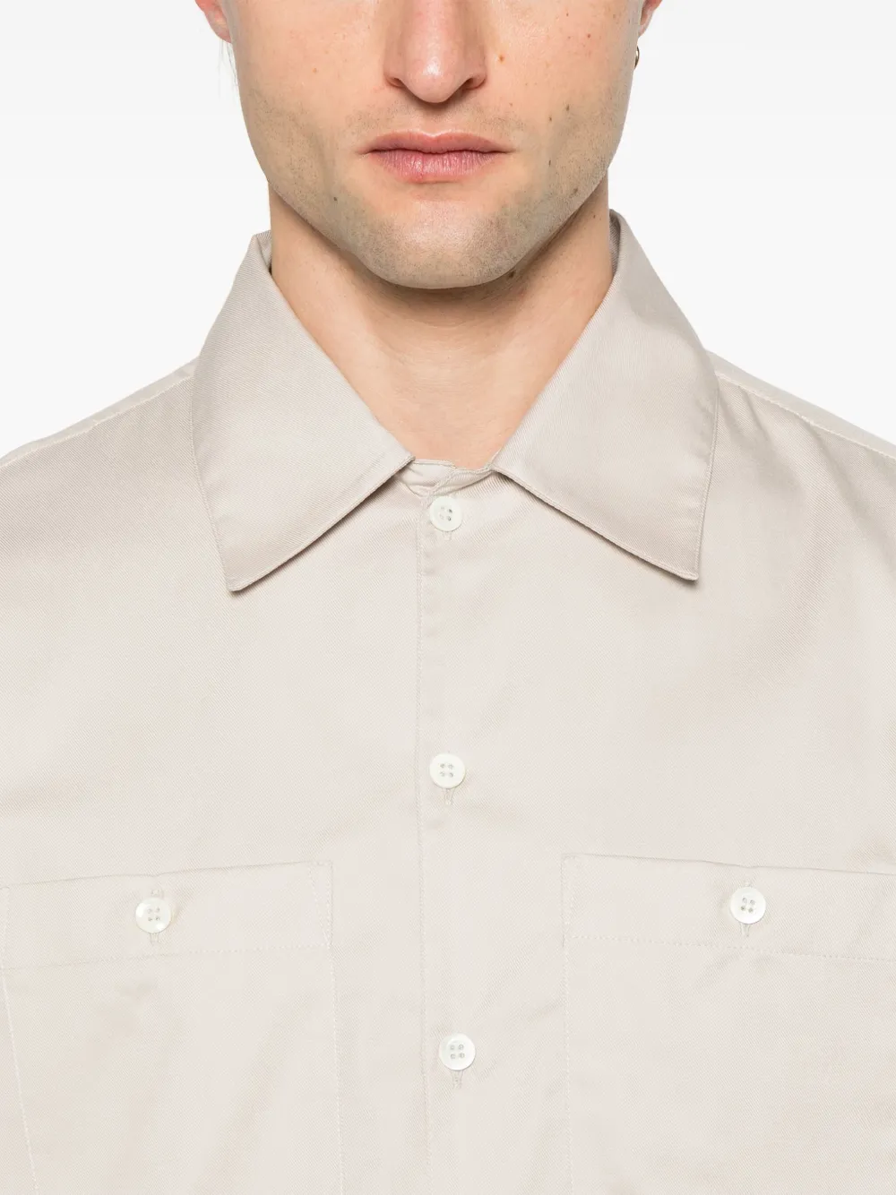 Brunello Cucinelli Katoenen overhemd Beige