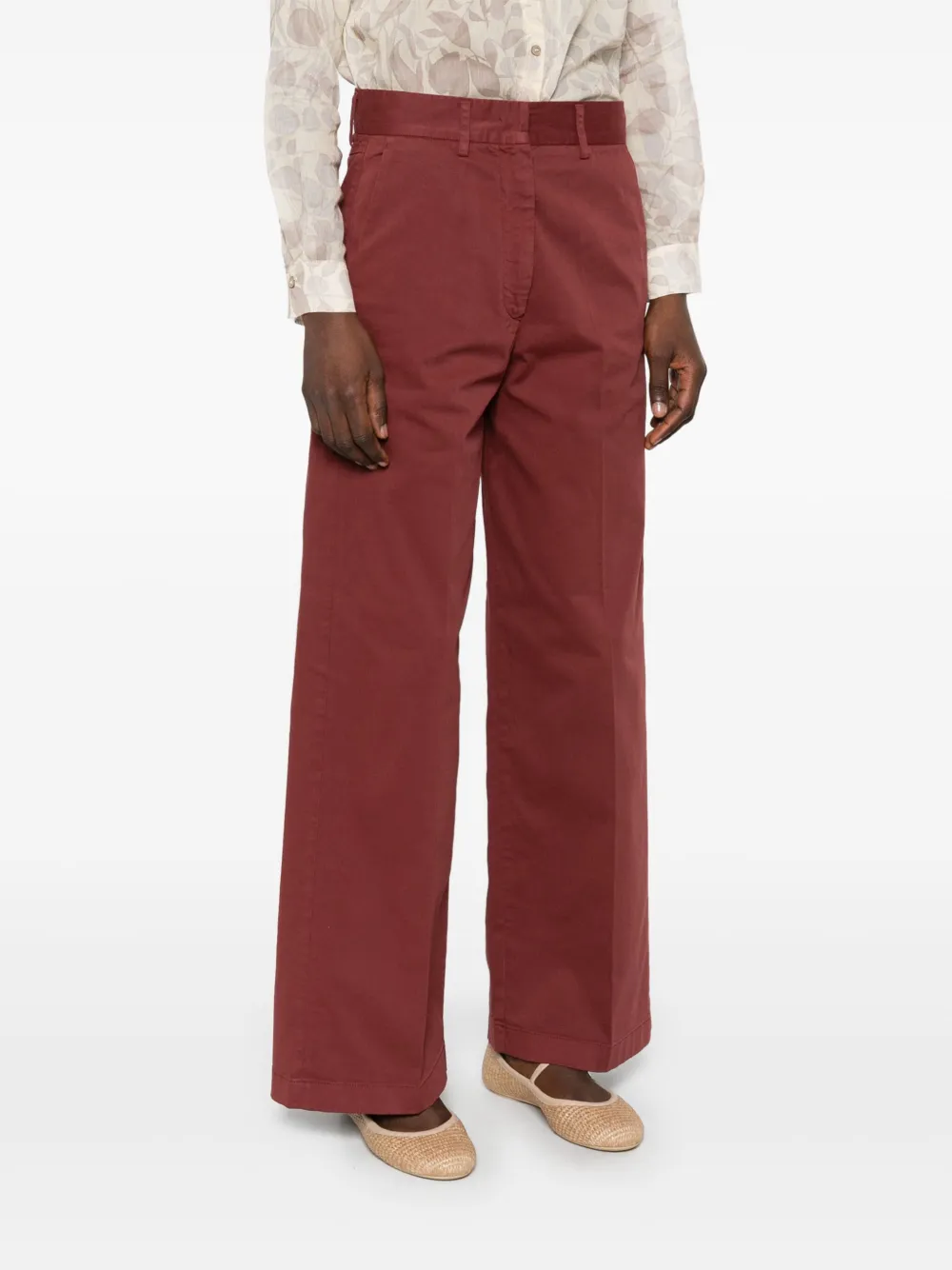 FORTE FORTE GABARDINE TROUSERS