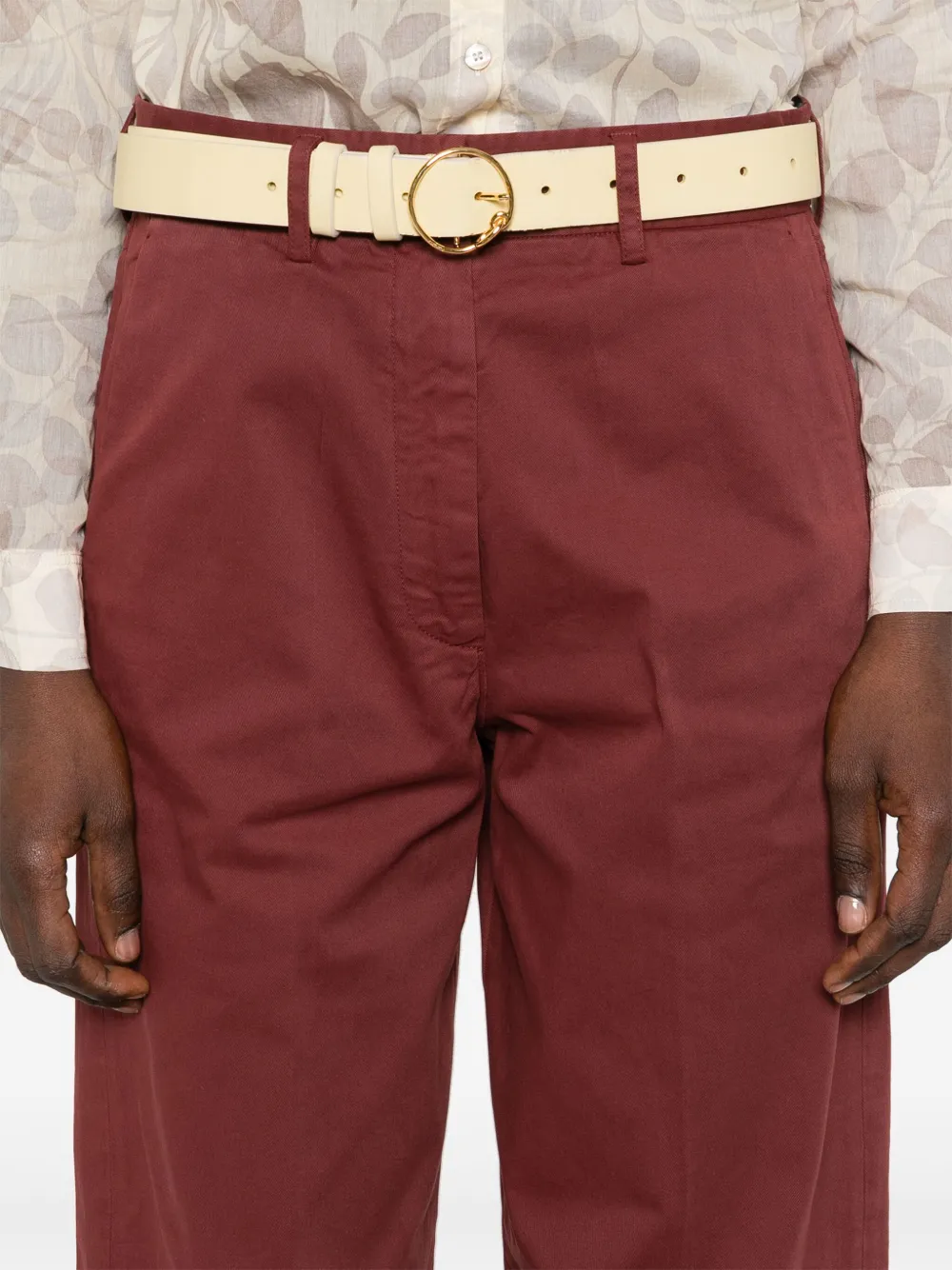 FORTE FORTE GABARDINE TROUSERS