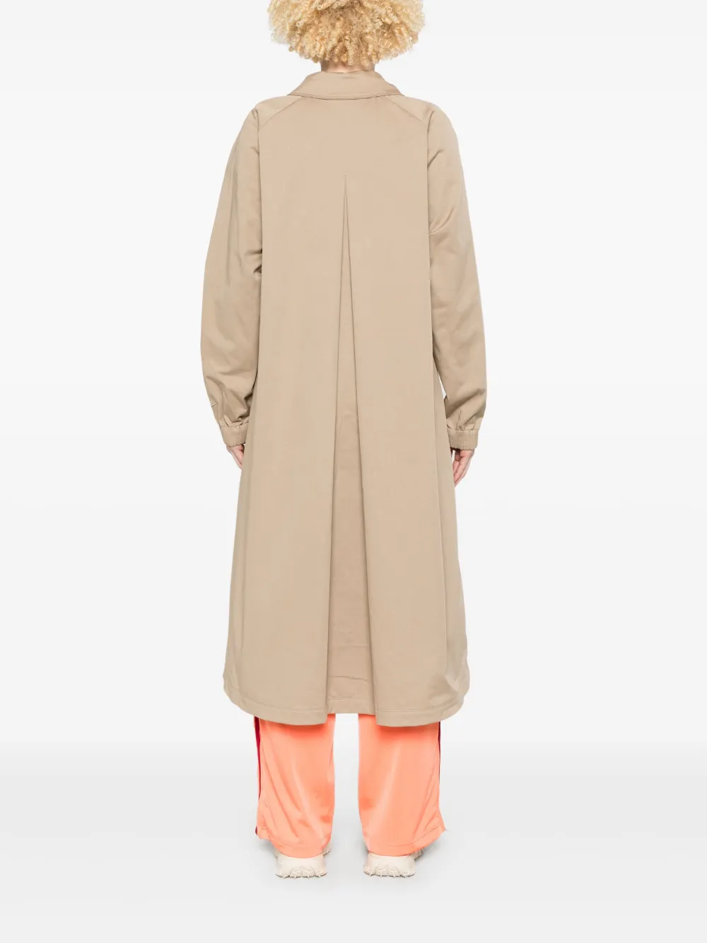 Nike Ruimvallende trenchcoat Beige