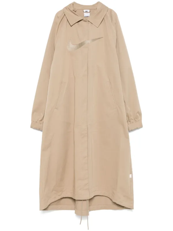 Nike loose-twill Trench Coat | Neutrals | FARFETCH Nike loose-twill Trench Coat | Neutrals | FARFETCH