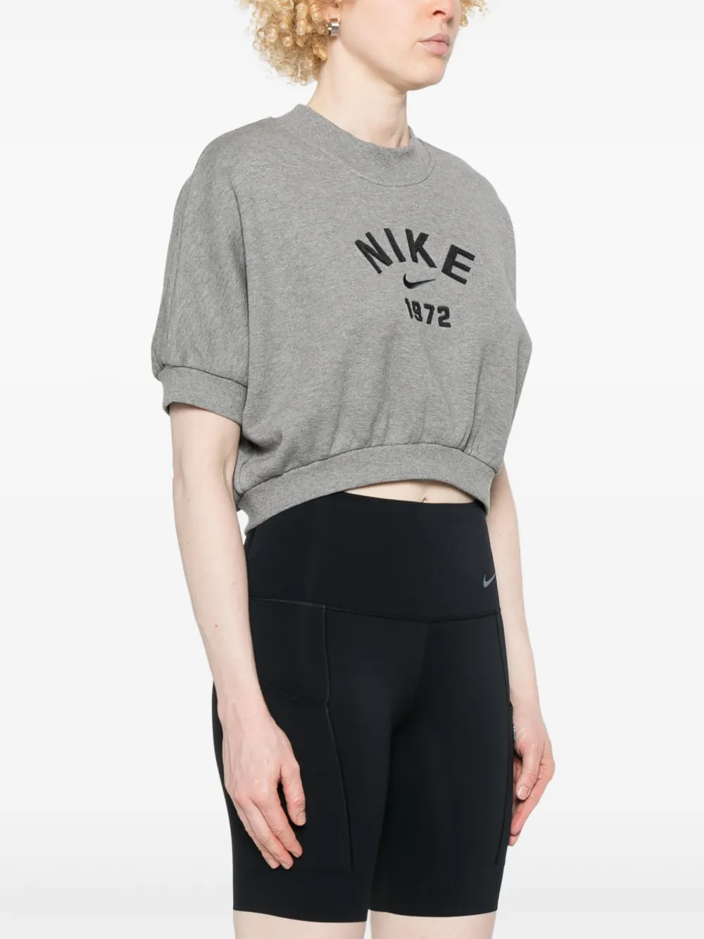 Nike Cropped top Grijs
