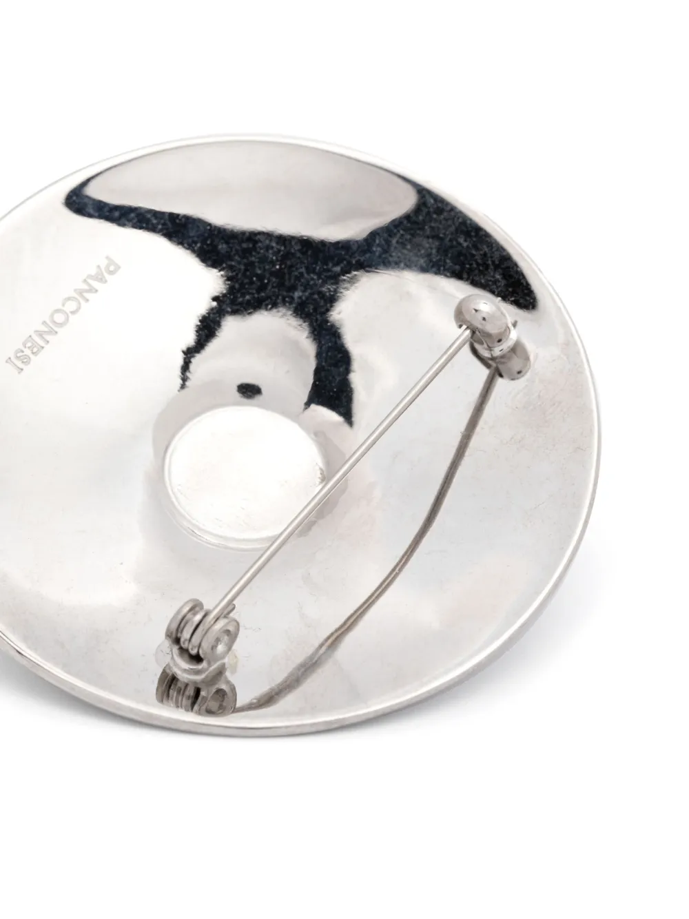 Panconesi Lamina Diamanti broche - Zilver