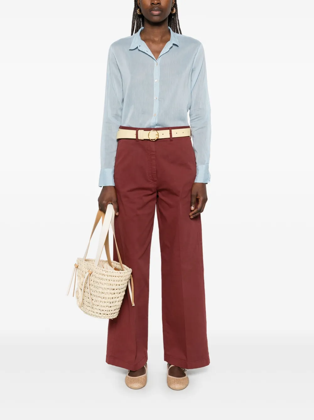 Forte Forte Button-up blouse - Blauw