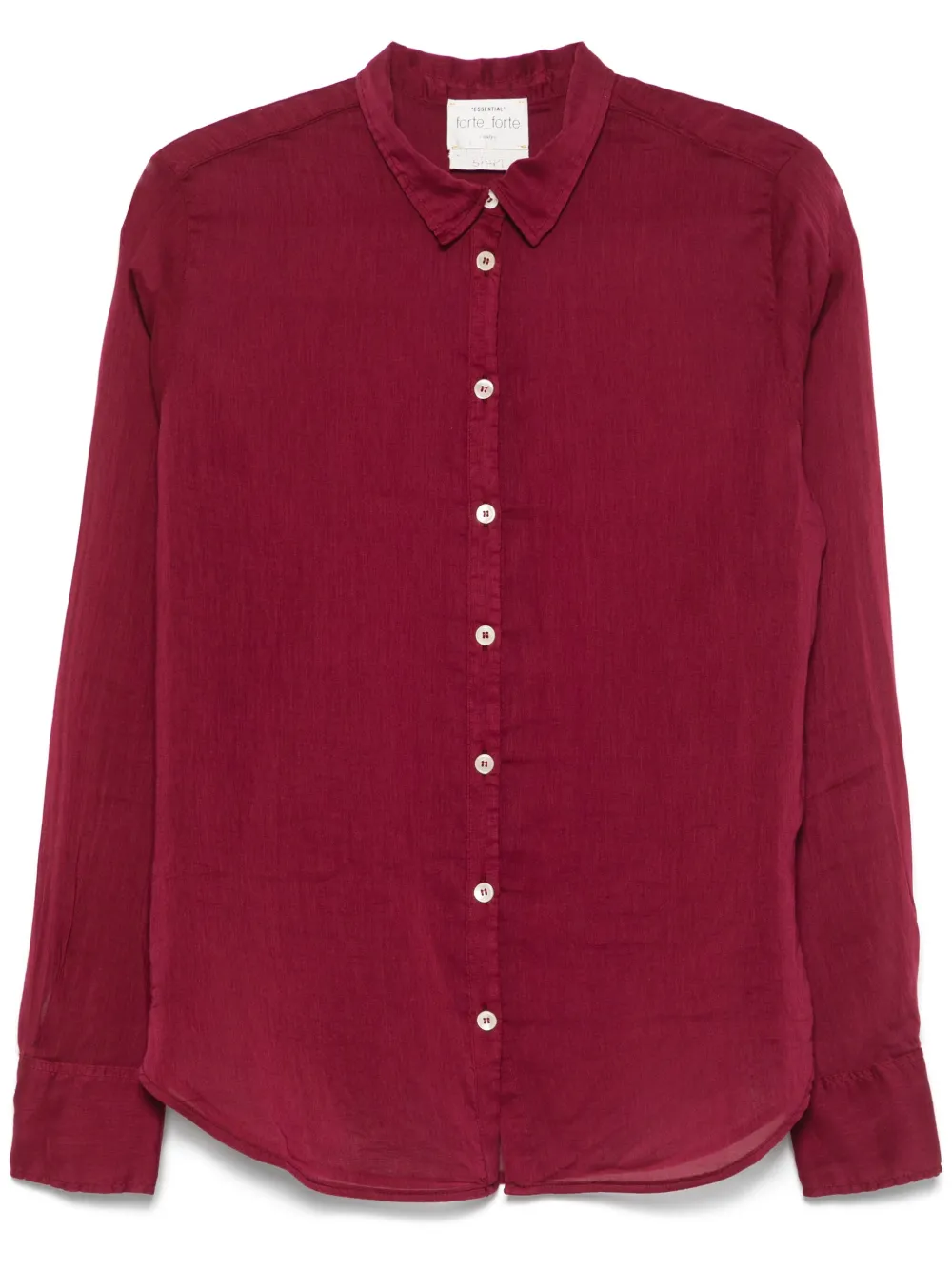 Forte Forte camisa con botones | rojo | Image 1
