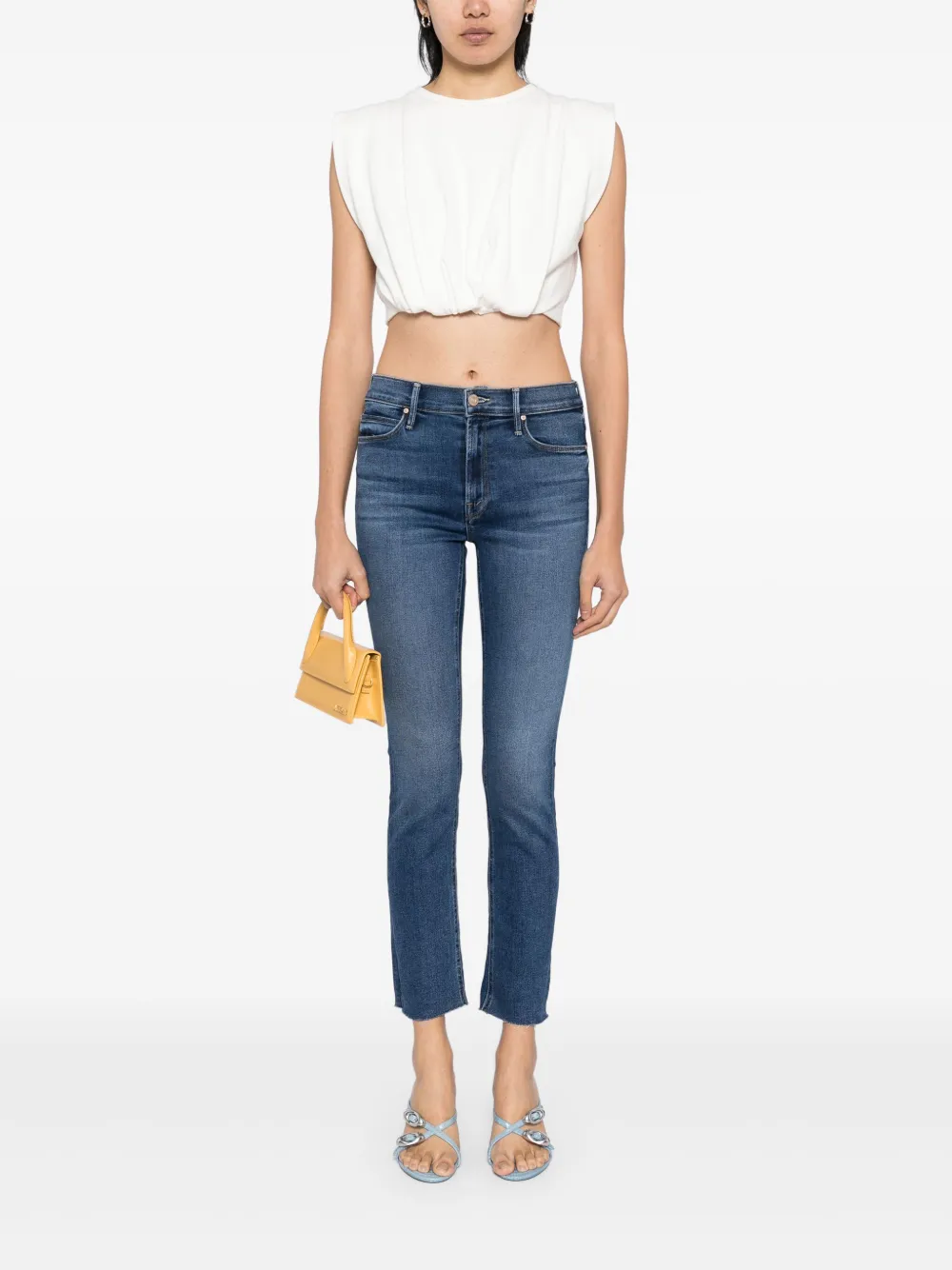 MOTHER The Dazzler Flood jeans - Blauw