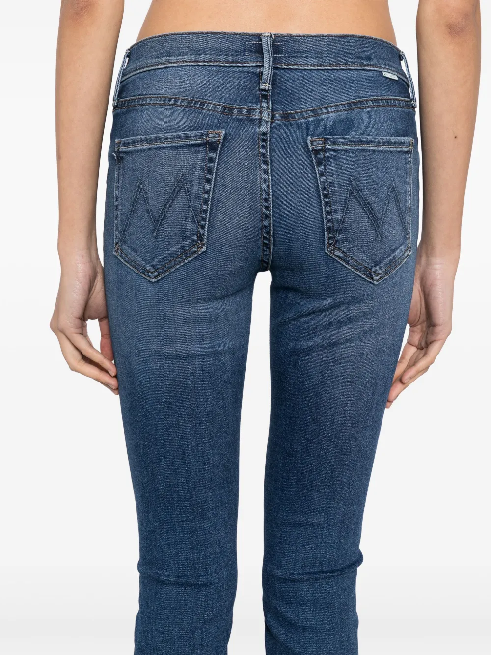 MOTHER The Dazzler Flood jeans Blauw