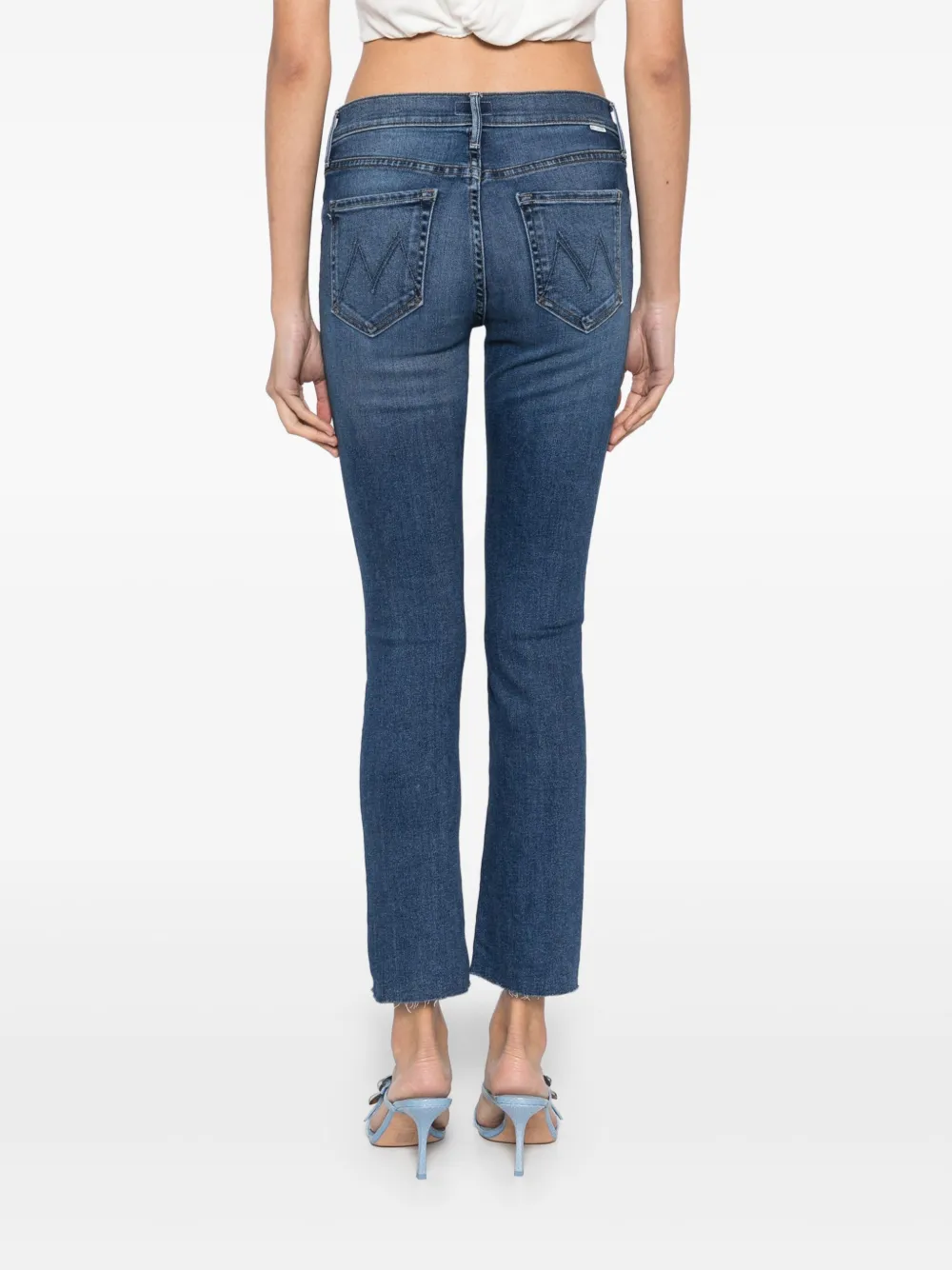 MOTHER The Dazzler Flood jeans Blauw