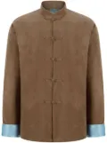 Shanghai Tang patterned reversible jacket - Brown