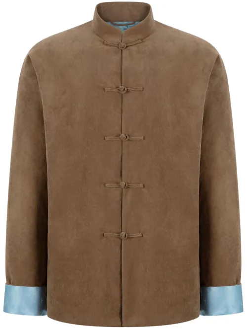 Veste imprimée à design réversible - Shanghai Tang - Modalova
