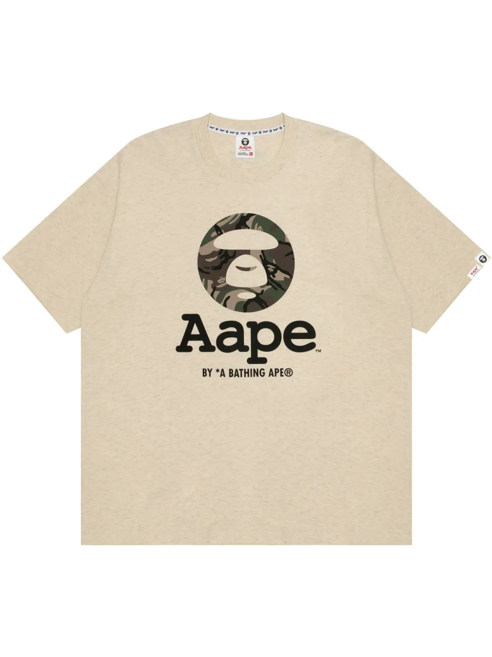 AAPE BY *A BATHING APE® playera con logo estampado | neutro | Image 1