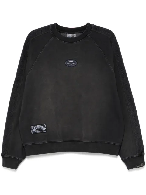 AAPE BY *A BATHING APE® Felpa con applicazioni