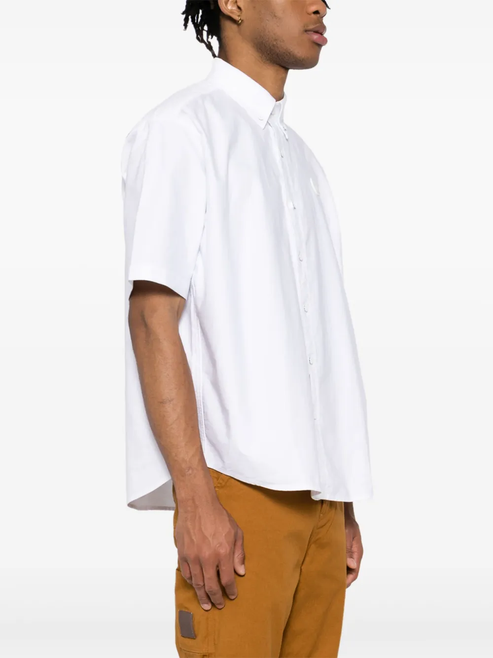 AAPE BY *A BATHING APE AAPENOW overhemd met moonface-logo Wit